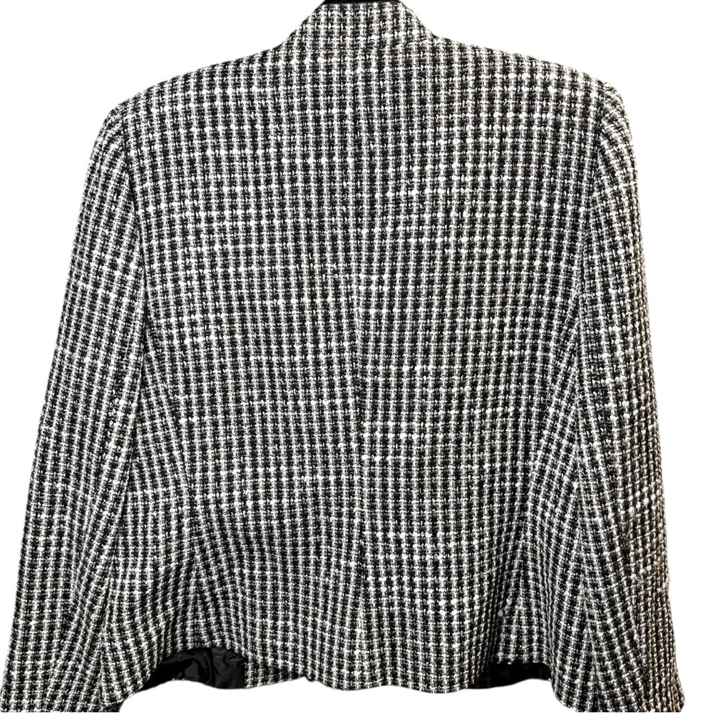 TAHARI Wool Blend Tweed Preppy Open Blazer - unknown size - Picture 3 of 5